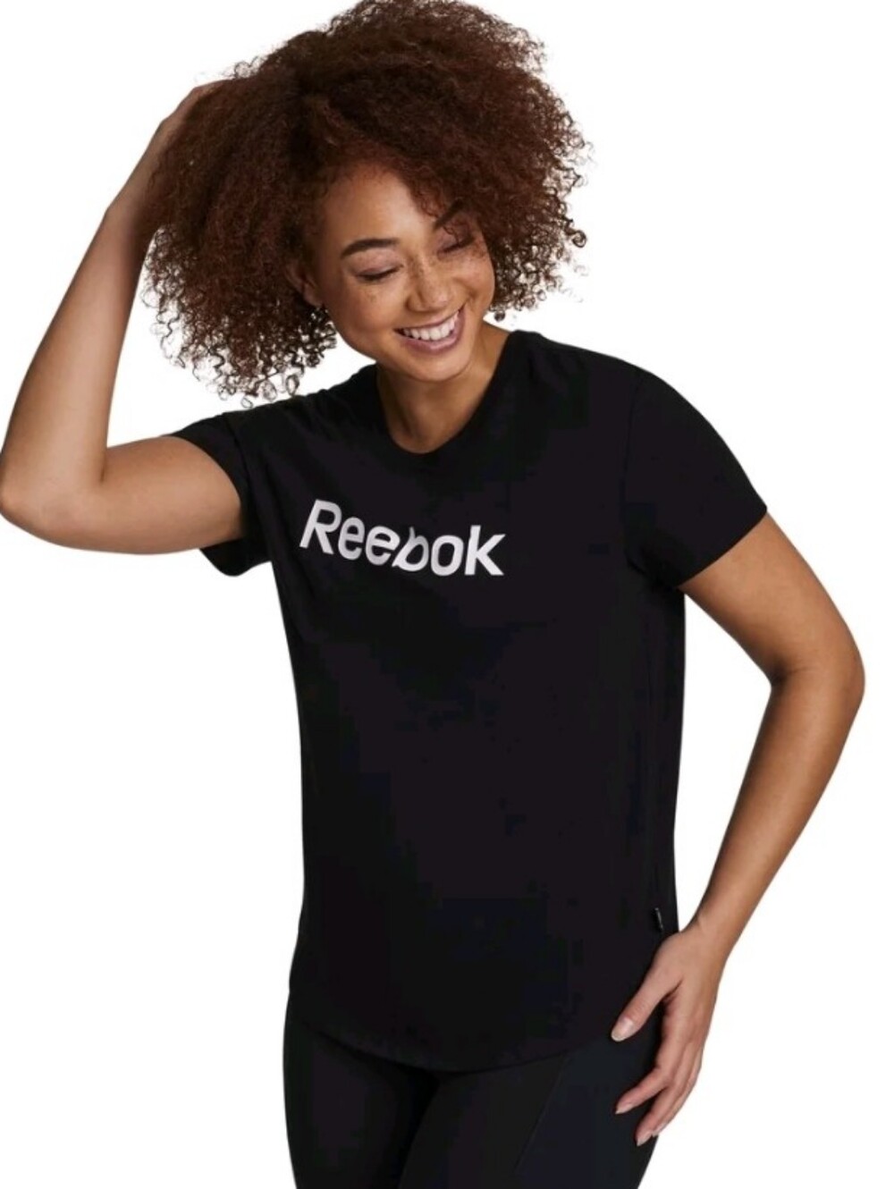 Reebok Plus Size Performance Tech Short-Sleeve Tee Women's XXXL Black